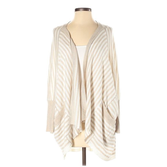 Verve Ami Neutral Stripes Cardigan 